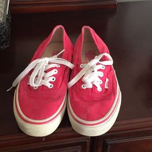Hot pink classic Vans
